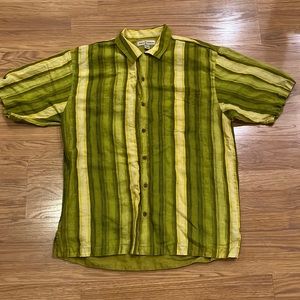 Tommy Bahamas Button Down Linen Shirt Size Large